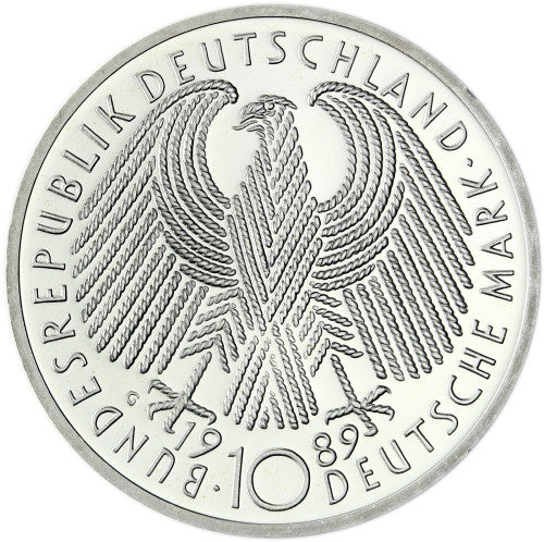 Deutschland 10 DM Silbermünze 1989 - 40 Jahre Bundesrepublik