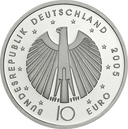 Deutschland 10 Euro Silber 2003 Fußball WM 2006