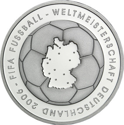 Deutschland 10 Euro Silber 2003 Fußball WM 2006