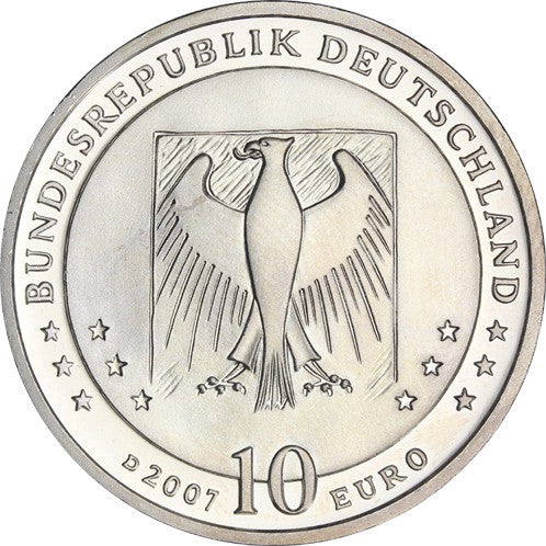Deutschland 10 Euro Silber 2007 Wilhelm Busch