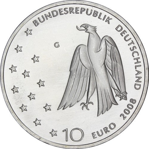 Deutschland 10 Euro Silber 2008 Franz Kafka