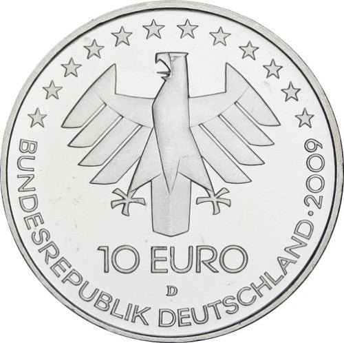 Deutschland 10 Euro Silber 2009 Luftfahrtausstellung