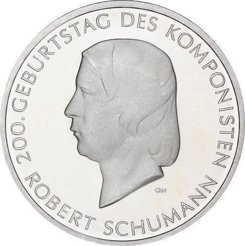Deutschland 10 Euro Silber 2010 Robert Schumann
