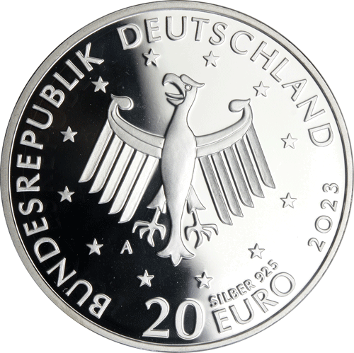 Deutschland 20 Euro 2023 PP Vicco von Bülow alias Loriot