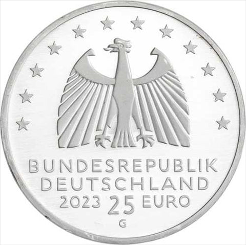 Deutschland 25 Euro Silber 2023 Weihnachten - Erzgebirgischer Schwibbogen