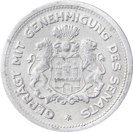 N 36 - 5/100 Verrechungsmarke Hamburger Bank 1923