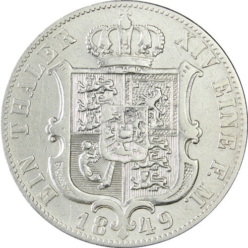 T.167 - Hannover 1 Taler 1848 - 1849 ss König Ernst August