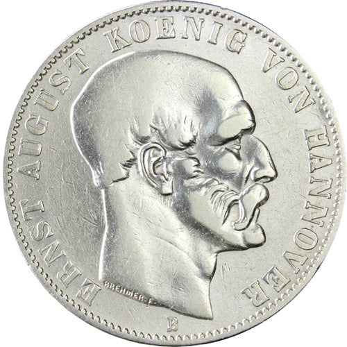 T.167 - Hannover 1 Taler 1848 - 1849 ss König Ernst August